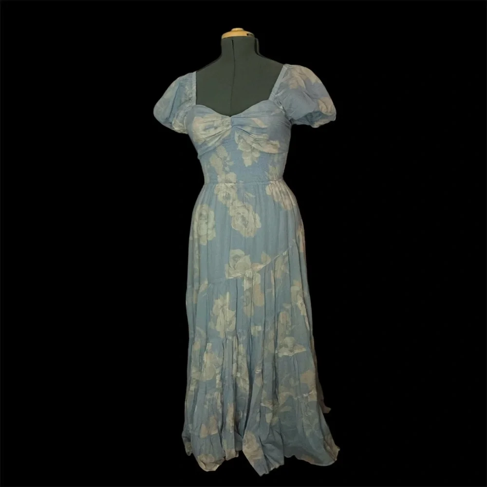 Free People Blue Floral Dress - Picture 2 of 5